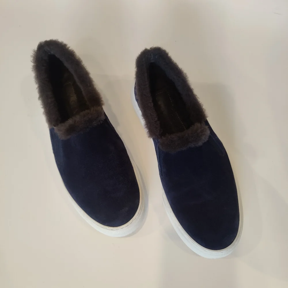M. GEMI The Cerchio Shearling Sneakers Slip-On - Picture 2 of 8